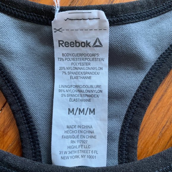 Reebok Padded Sports Bra (Medium) - Picture 2 of 11